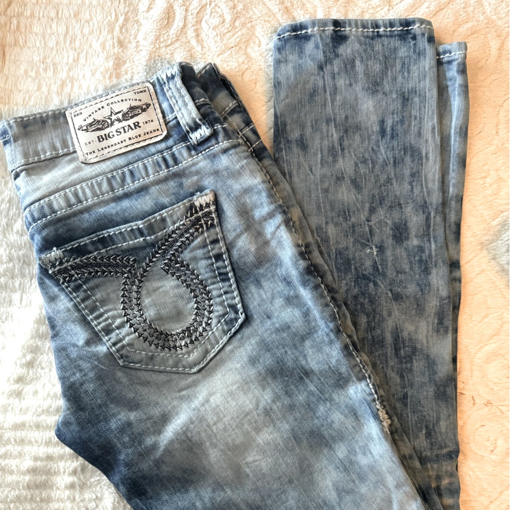 Big star acid wash jeans size 26